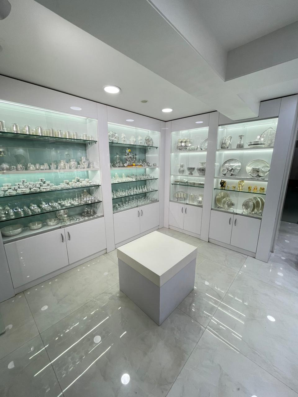 Silver jewellery section