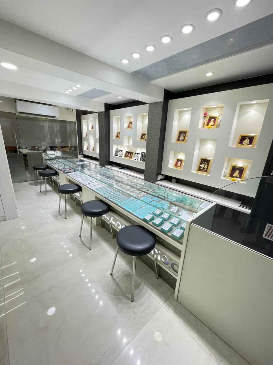 Silver counter showroom