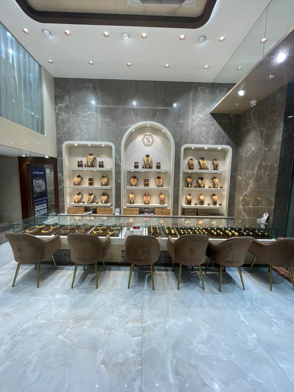 Diamond showroom interior